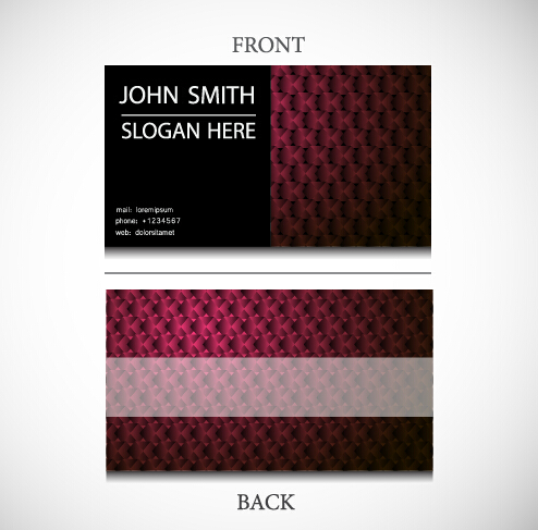 Exquisite pattern business cards vector design 01 pattern exquisite business cards business card business   