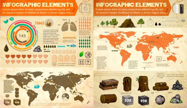 Data distribution route vector graphic world stakes Data chart   