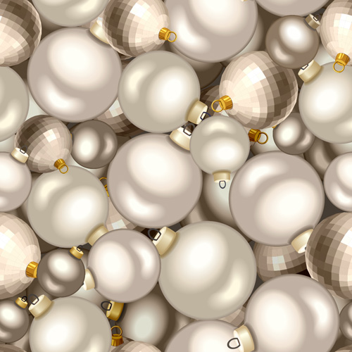 Shining christmas balls saemless pattern vector 09 saemless pattern christmas balls christmas   