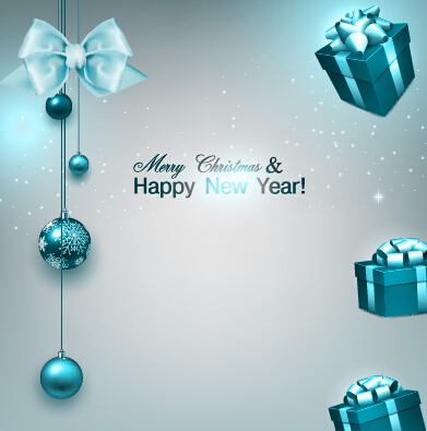 Vector xmas with new year art background set 09 xmas new year background   