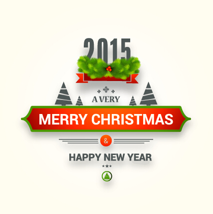 2015 New year and merry christmas label design vector 03 new year merry christmas label christmas 2015   