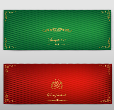 Blank banner ornate decor vector 08 ornate design decor banner   