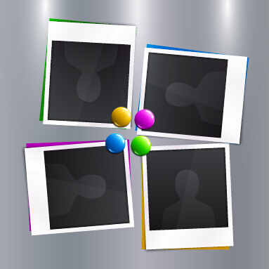 Vector empty photo frames design material 09 photo frames frames empty   