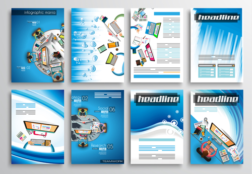 Teamwork business cover brochure vector teamwork cover business brochure   