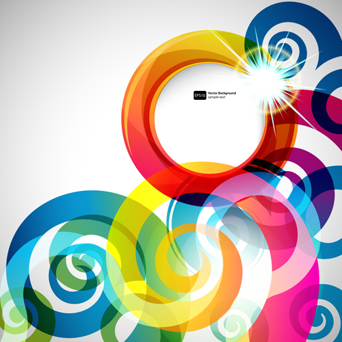 Bright colored round abstract background 04 elements element colored Bright color bright abstract background abstract   