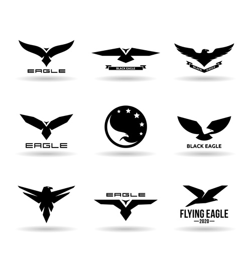 Eagles logos huge collection vectors 10 logos Huge collection eagles   