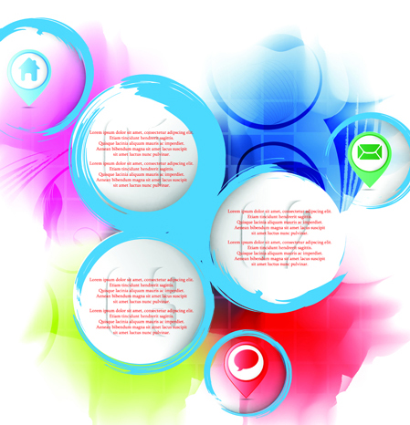 Range Circle for text Template vector background 02 text template template range circle   