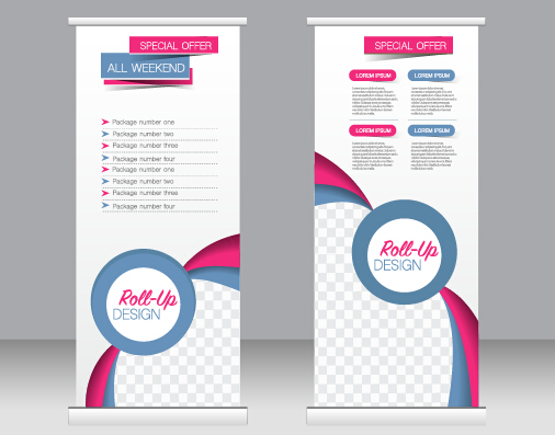 Exhibition advertising vertical banner vectors set 08 vertical Exhibition banner advertising   