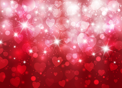 Vector heart Valentine background art 02 Valentine heart   