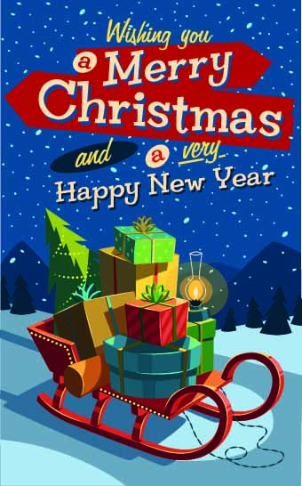 Christmas New Year vector backgrounds 03 Vector Background new year new christmas backgrounds background   
