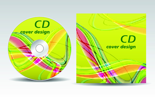 CD cover presentation vector template material 15 presentation material cover cd   