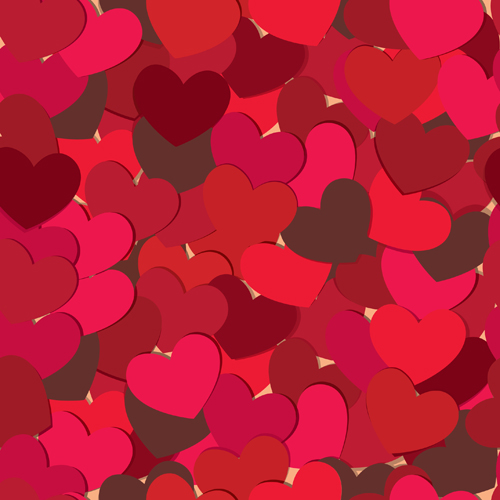 Vector heart Valentine background art 01 Valentine heart   