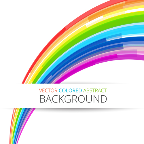 Beautiful rainbow colorful bakcgrounds vector 04 rainbow colorful beautiful   