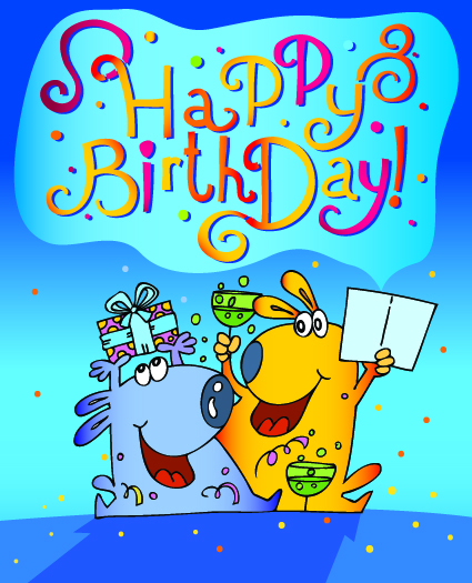 Funny cartoon birthday cards vector 01 funny cartoon cards card birthday cards birthday   