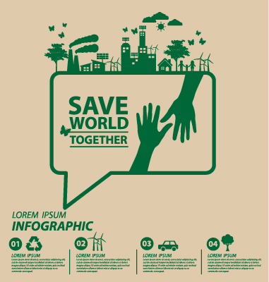 Save world eco environmental protection template vector 08 template vector Save world Environmental Protection environmental   