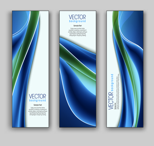 Blue Style Vertical banner vector 04 vertical banner vertical banners banner   