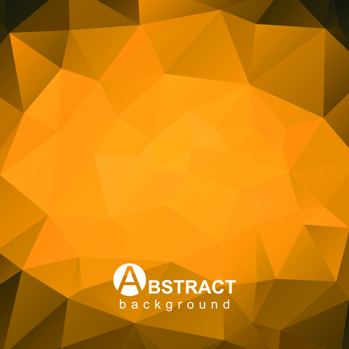 Gloss geometric polygonal vector background art 02 Vector Background polygonal polygon geometric background   