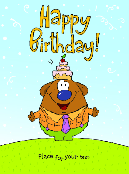 Funny cartoon birthday cards vector 02 cartoon cards card birthday cards birthday   