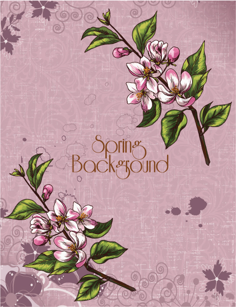 Vintage Spring floral background 12 vintage spring floral background background   
