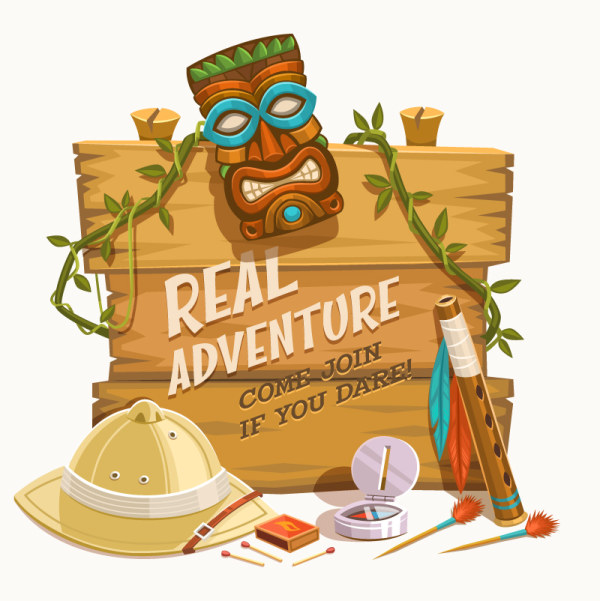 Outdoor adventure wooden board background wooden Outdoor background Adventure   