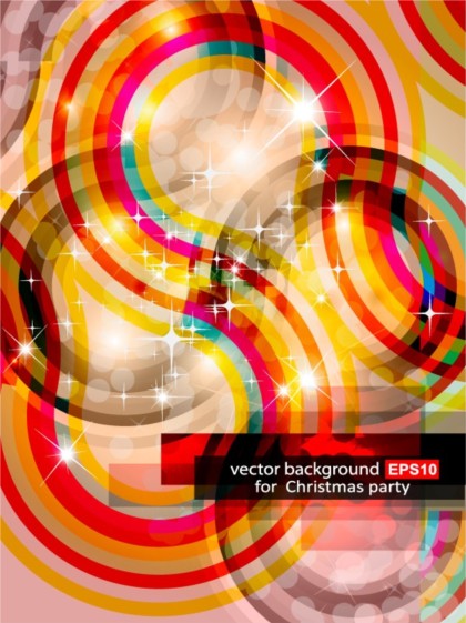 Colorful around background vector ring glare colorful background   