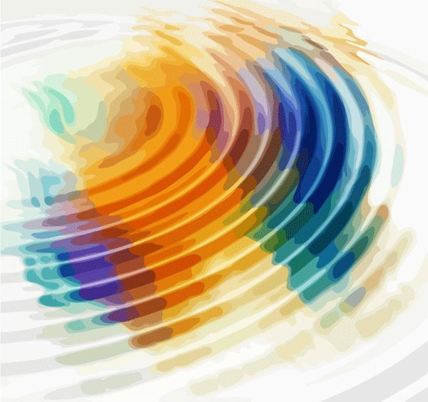 Dream colorful color ripples background vector ripples dream colorful color background   