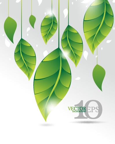 Bright green leaves backgrounds vector graphics 05 leaves background green leaves green backgrounds   