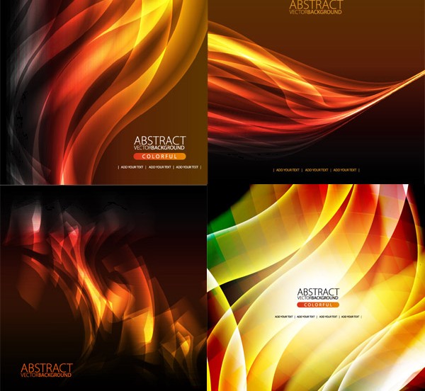 Dynamic light art backgrounds vector light dynamic   