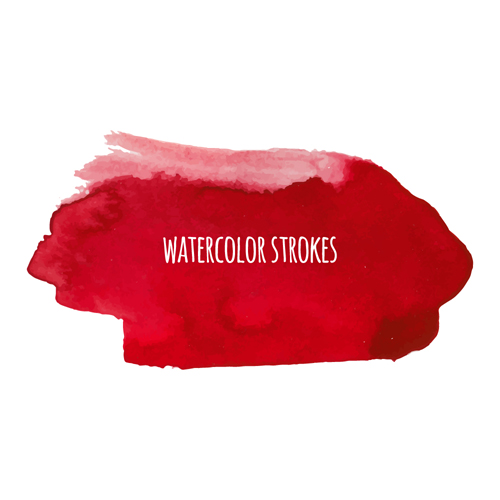 Watercolor strokes vector brushes set 08 watercolor strokes brushes   