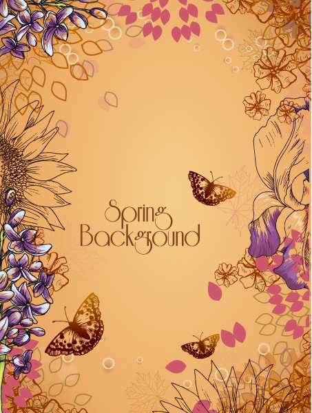 Vintage Spring floral background 10 vintage spring floral background background   