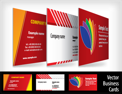 brochure and Business card design vector 01 business card business brochure   