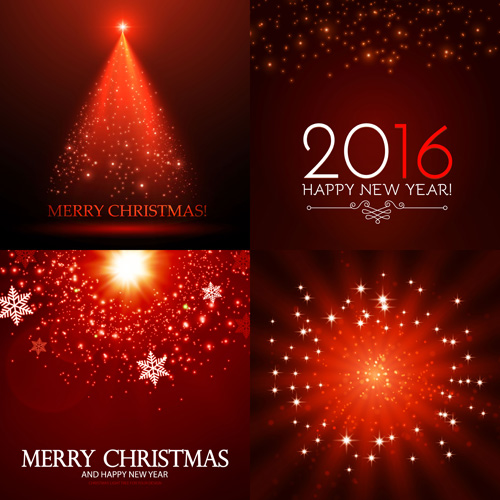 2016 christmas red art background vector christmas background 2016   