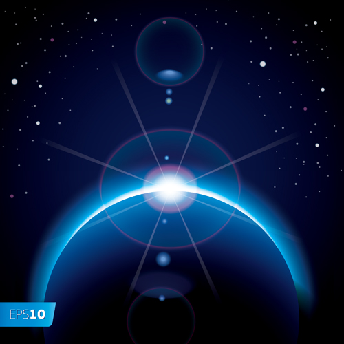Magic universe space vector background 04 universe space magic background   