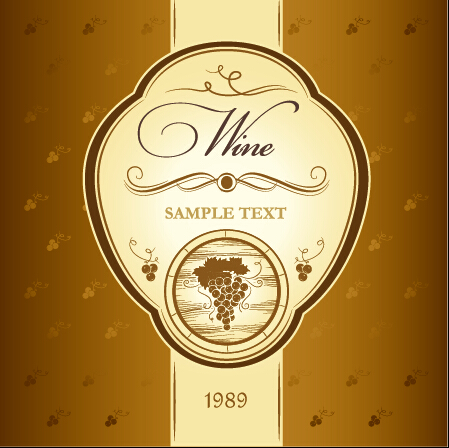 Retro wine creative poster vector 02 wine Retro font poster creative   