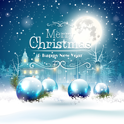 2015 christmas and new year night background vector 01 new year height christmas 2015   