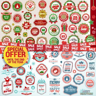 Christmas special offer labels vector 01 special offer labels label christmas   