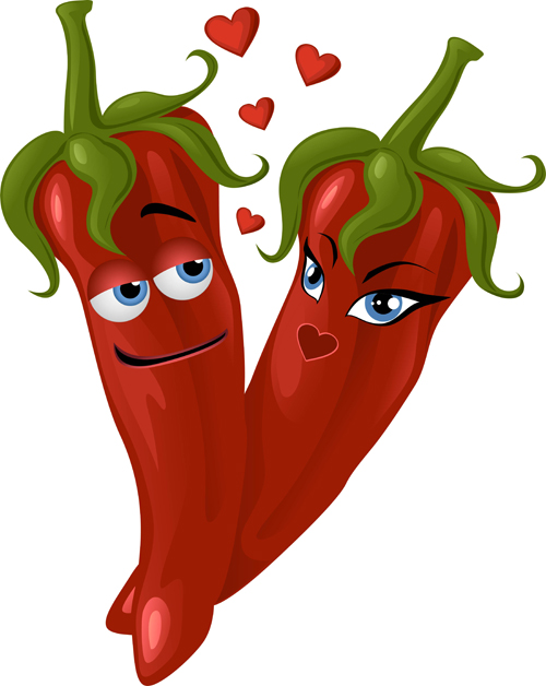 Hot chili peppers funny cartoon vectors 01 peppers hot funny chili cartoon   