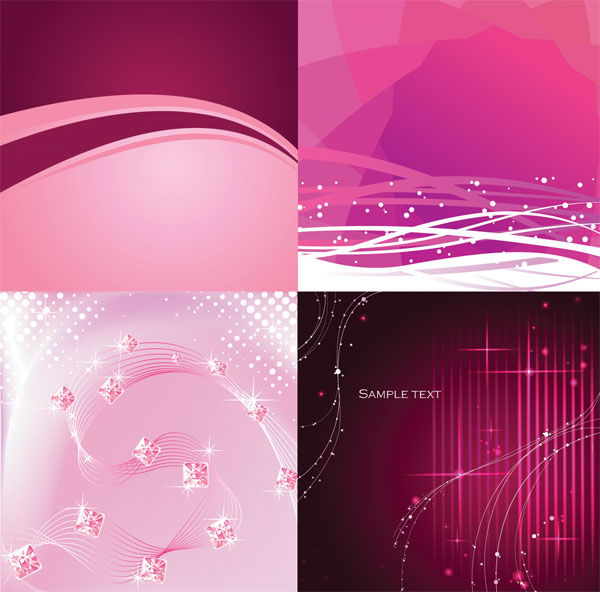 Purple dynamic lines background vector shine lines flash fantasy dynamic lines curves background   