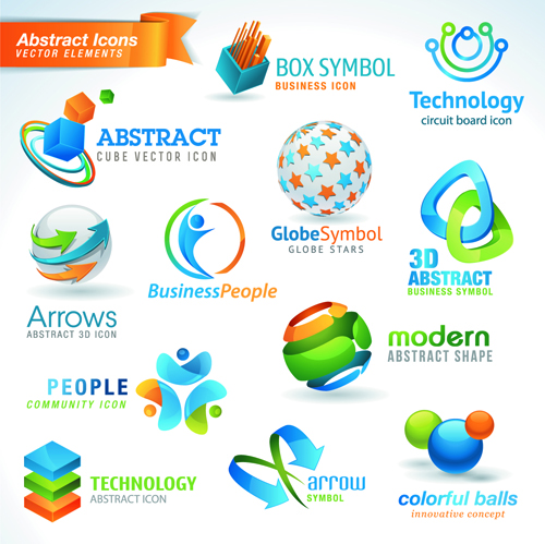 Different industries Icons and Symbols vector 02 symbols industries icons different   