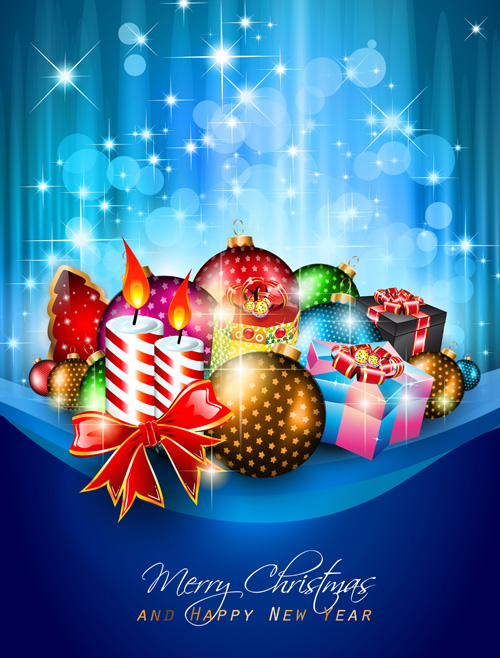 Set of dream Christmas card design vector 03 dream christmas card   