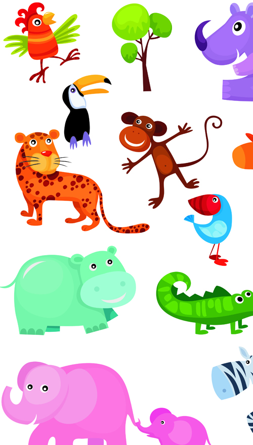 lovely animals 04 design elements lovely funny elements element animals Animal   