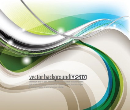 Dynamic light wave background vectors 05 wave symphony material lines light dynamic background   