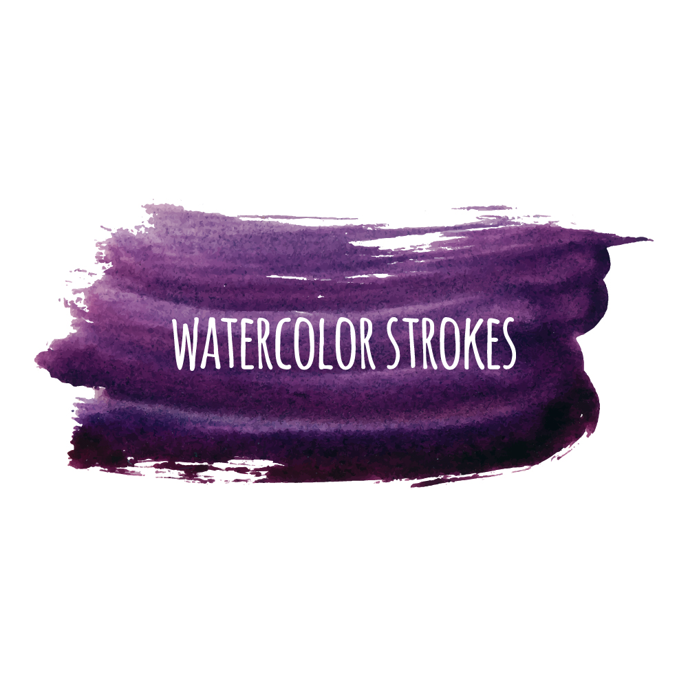 Watercolor strokes vector brushes set 03 watercolor strokes stroke brushes Brushe   