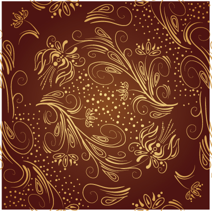 Brown ornaments vector backgrounds art 02 ornaments brown   