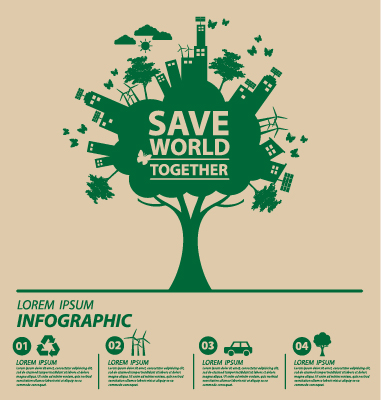 Save world eco environmental protection template vector 13 template vector Save world protection Environmental Protection environmental   