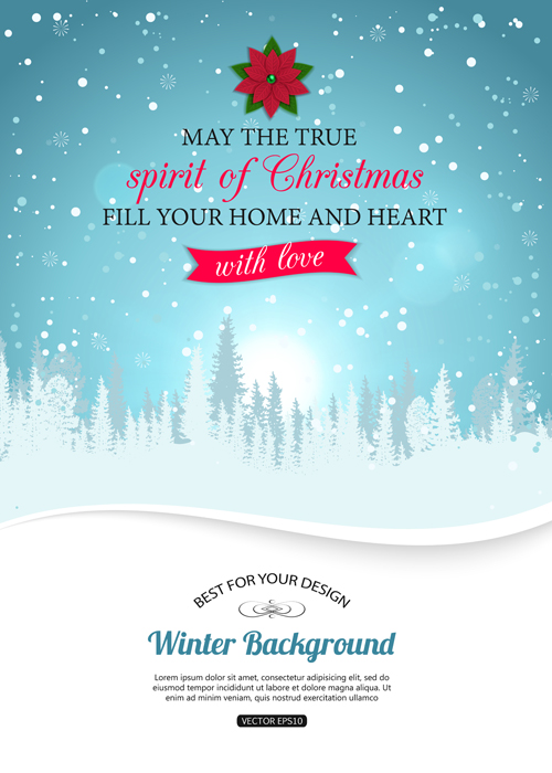 2015 christmas snow winter background vector 01 winter snow Christmas snow background vector background   