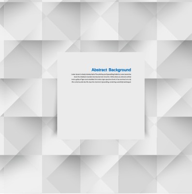 Abstract white square vector background 04 Vector Background square background   