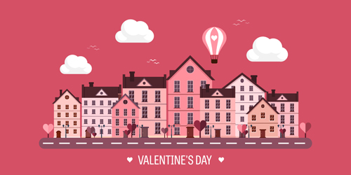 Valentines tay city template vector 05 valentines template tay city   
