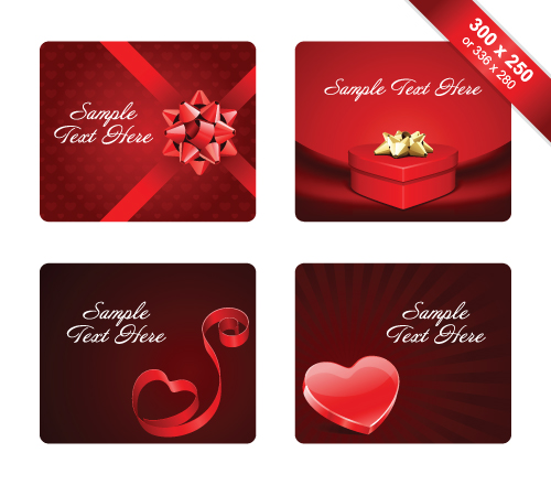 Various Valentines Day Cards design vector set 11 Various Valentine day cards card   