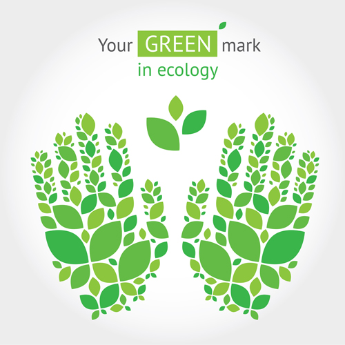 Green ecology template background vectors 03 template green ecology background   